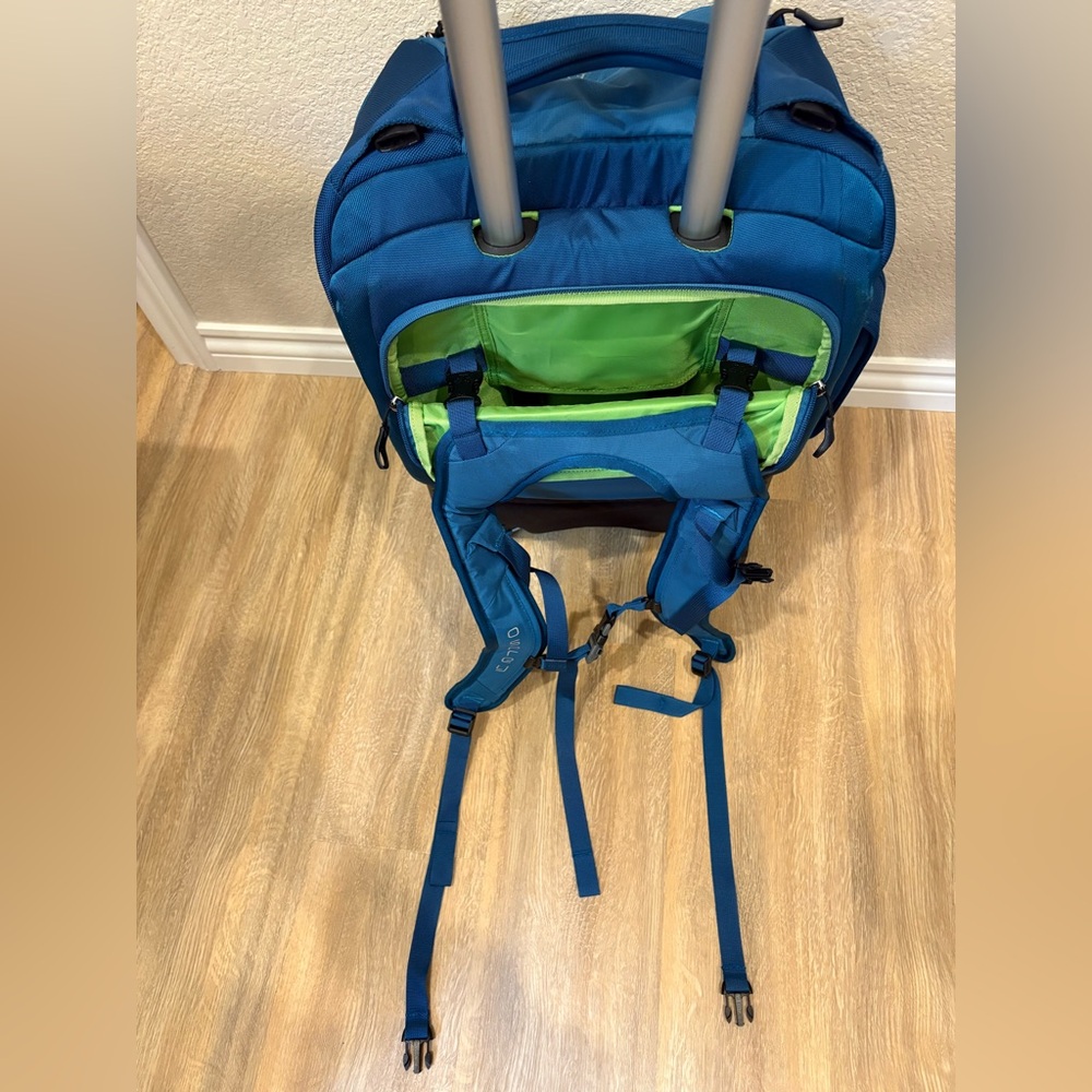 Osprey Meridian 60L / 22” Blue Roller Bag Carryon - Picture 5 of 13